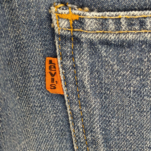 リーバイス Levis ボタン裏8刻印 オレンジタブ ビッグベルデニムパンツ 684 42TALON スモールe メンズ W32