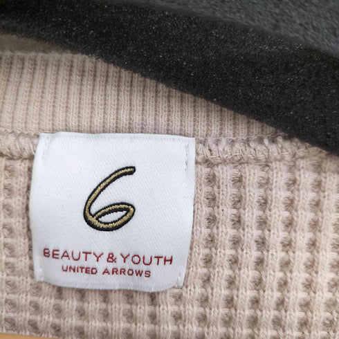 ロクビューティーアンドユースユナイテッドアローズ 6 BEAUTY & YOUTH UNITED ARROWS THERMAL V NECK 6SLEEVE 2 Vネック サーマル カットソー レディース