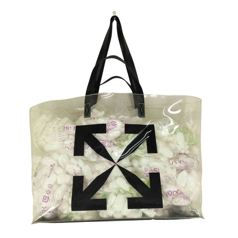 オフホワイト OFF-WHITE 2WAY クリアトートバッグ メンズ