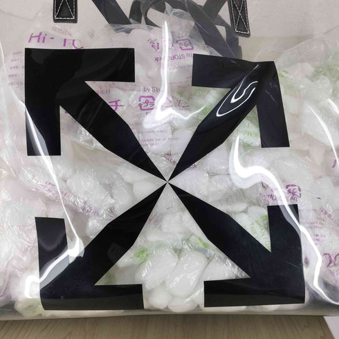 オフホワイト OFF-WHITE 2WAY クリアトートバッグ メンズ
