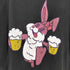 クラブサケノミタイ CLUB SAKENOMITAI Drunk Rabbit クルーネックTシャツ メンズ import:XL