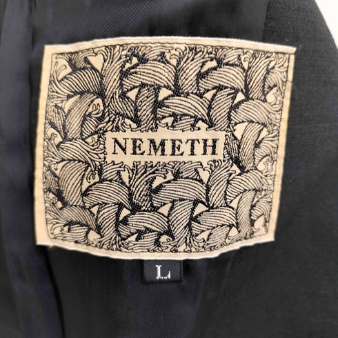 ネメス NEMETH 立体裁断 段返り4B テーラード ジャケット メンズ JPN:L