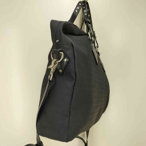 ジャンポールゴルチエ Jean Paul GAULTIER スタッズ 2WAY ベルト ジャガード ハンド バッグ ブリーフ メンズ