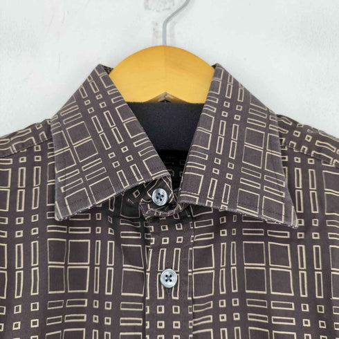 バーバリーロンドン BURBERRY LONDON 幾何学柄 レギュラーカラーシャツ メンズ 15 1/2 -39