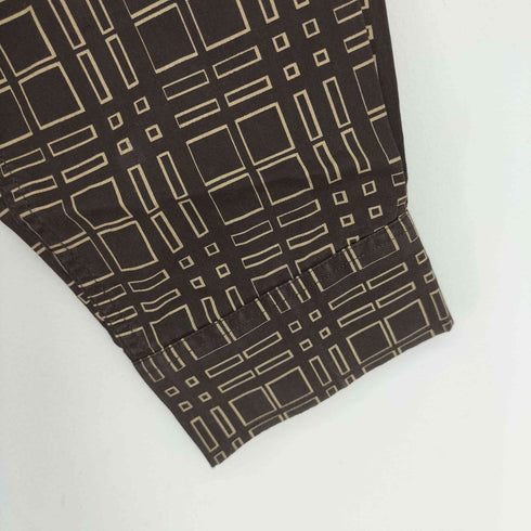 バーバリーロンドン BURBERRY LONDON 幾何学柄 レギュラーカラーシャツ メンズ 15 1/2 -39