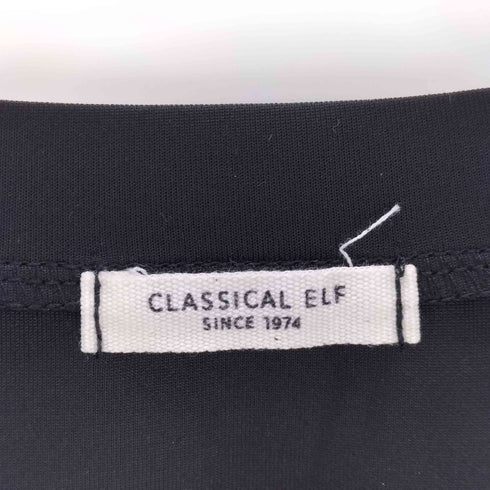 クラシカルエルフ CLASSICAL ELF 異素材ドッキングペプラム切替バルーントップス レディース JPN:XL