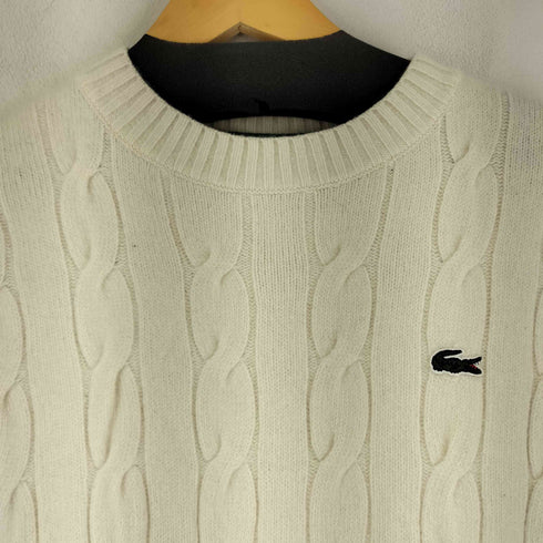 ラコステ LACOSTE ビッグケーブルニットドレス レディース JPN:34