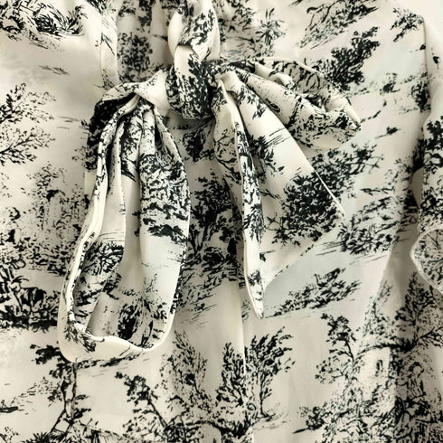 チーク cheek 23SS ボウタイフリルブラウス レディース JPN:M