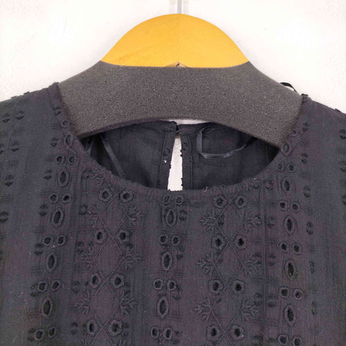 ザラ ZARA カットワークワンピース レディース S