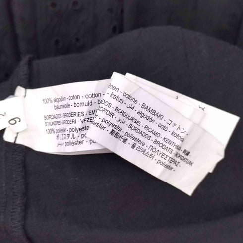 ザラ ZARA カットワークワンピース レディース S