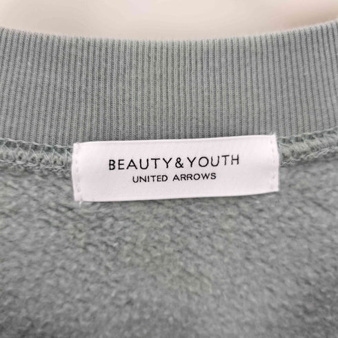 ビューティーアンドユースユナイテッドアローズ BEAUTY & YOUTH UNITED ARROWS MERCERIZED SWEAT マーセライズド スウェット メンズ JPN:L