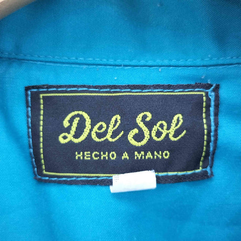 Del sol 刺繍 デザイン S/S シャツ メンズ US:38
