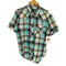 エンジニアードガーメンツ Engineered Garments USA製 マドラスチェック スナップボタン S/S ウエスタン シャツ メンズ import:M