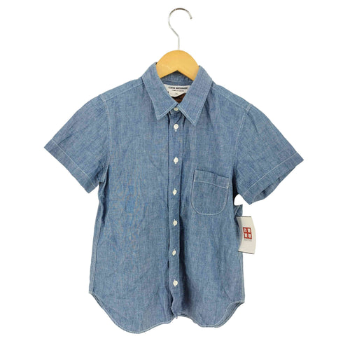 ジュンヤワタナベコムデギャルソンデニム JUNYA WATANABE COMME des GARCONS DENIM 12SS シャンブレー 半袖シャツ レディース JPN:XS