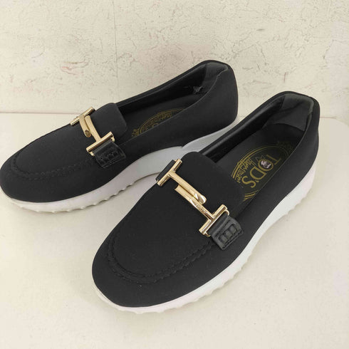TODS Textile loafers ダブルT レディース 35