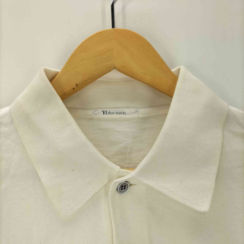 ワイズフォーメン Ys for men 90S コットン 長袖 ポロシャツ ARCHIVE メンズ