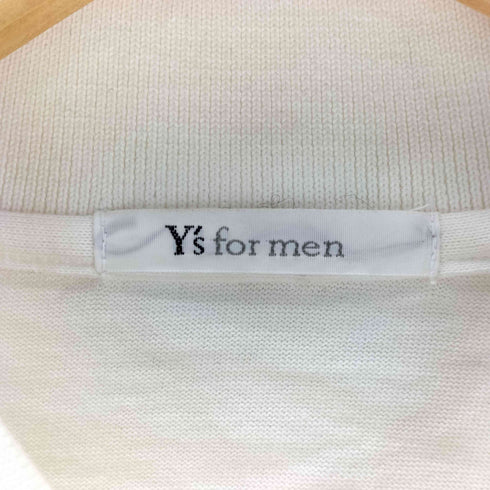 ワイズフォーメン Ys for men 90S コットン 長袖 ポロシャツ ARCHIVE メンズ