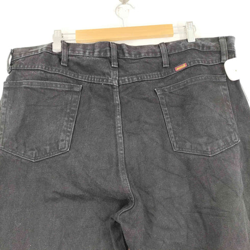 ラスラー RUSTLER ブラックデニムパンツ メンズ 42X30