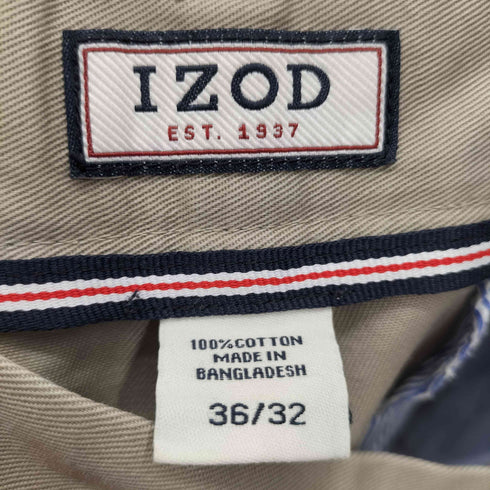 アイゾッド IZOD 2タックチノパンツ メンズ 36/32