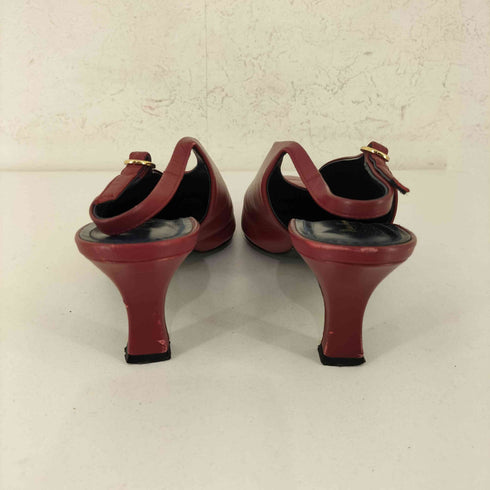 マメクロゴウチ Mame Kurogouchi 22SS Curved Line Sling Back Heels レディース 24 1/2