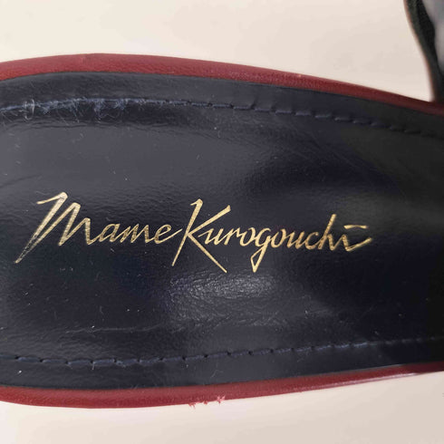 マメクロゴウチ Mame Kurogouchi 22SS Curved Line Sling Back Heels レディース 24 1/2