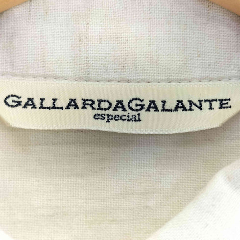 ガリャルダガランテ GALLARDAGALANTE リネン ポケット長袖シャツ レディース FREE