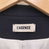 L'AGENCE パイピング フェイクレザー バイカラー ボタンレス ジャケット レディース