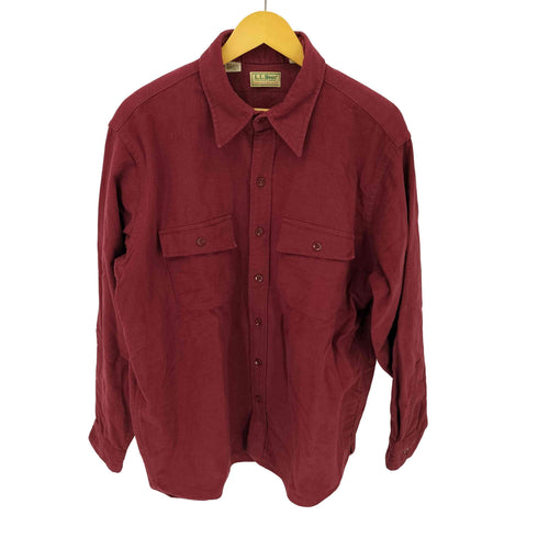 エルエルビーン L.L.Bean 90S MADE IN USA CHAMOIS CLOTH SHIRT シャモアクロス メンズ 17 1/2