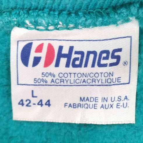 ヘインズ Hanes MADE IN USA 80~90S THE BEAGLE 背面刺繍スウェット メンズ L