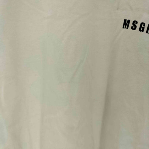 エムエスジーエム MSGM バックロゴプリント クルーネックTシャツ メンズ XS