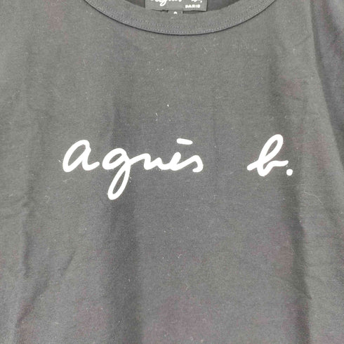 アニエスベー agnes b. フロントプリント S/S Tシャツ レディース JPN:2