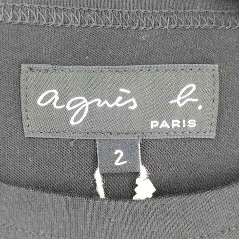 アニエスベー agnes b. フロントプリント S/S Tシャツ レディース JPN:2