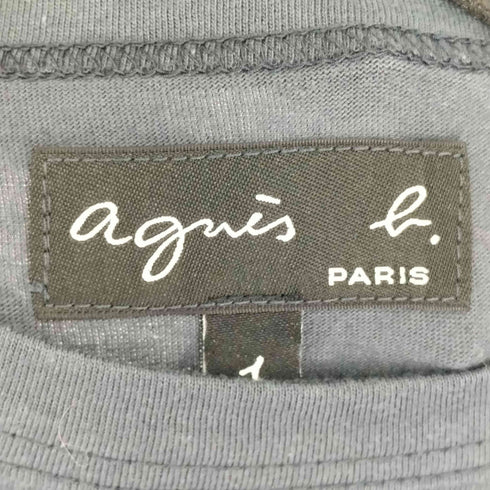 アニエスベー agnes b. フロントプリント L/S Tシャツ レディース JPN:1