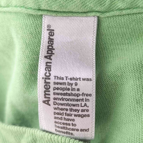 アメリカンアパレル AMERICAN APPAREL 企業ロゴプリントTシャツ メンズ XL