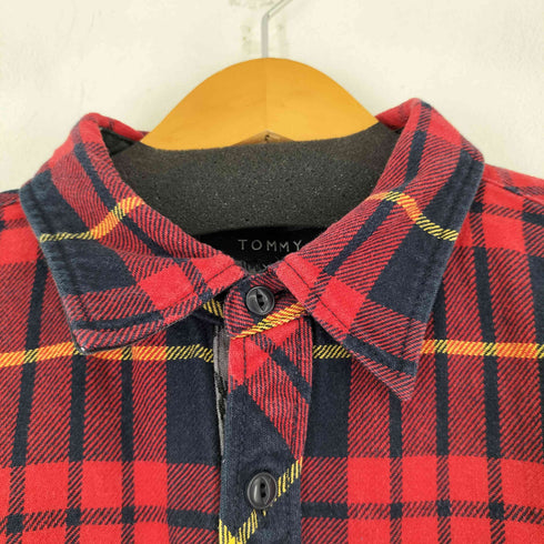 トミー TOMMY タータンチェックネルシャツ メンズ JPN:XL