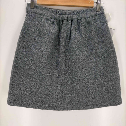 MIRO AMURETTE piping wool mini skirt レディース