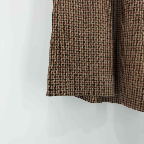マッシモデュッティ Massimo Dutti ガンクラブチェック 2タック ワイド クロップド パンツ レディース 4