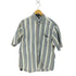 ヴァンヒューゼン VAN HEUSEN 90S マルチストライプ 半袖シャツ メンズ JPN:M