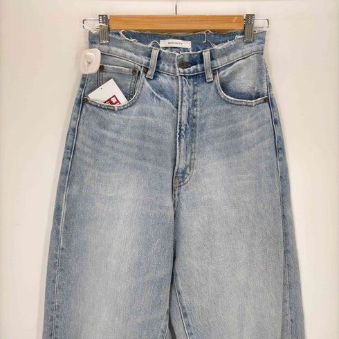 マウジー moussy HW DAMAGE LOOSE STRAIGHT レディース 25