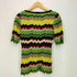 ミッソーニ MISSONI イタリア製 シルク混 ショートスリーブ リブニット レディース 44