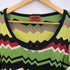ミッソーニ MISSONI イタリア製 シルク混 ショートスリーブ リブニット レディース 44