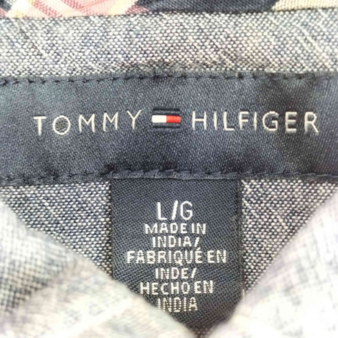 トミーヒルフィガー TOMMY HILFIGER CUSTOM FIT ボーダーポロシャツ メンズ JPN:L
