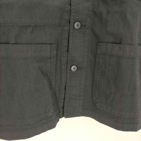 ムジルシリョウヒン 無印良品 木の実から作ったカポック混 ヘリンボーンカバーオール メンズ JPN:XL
