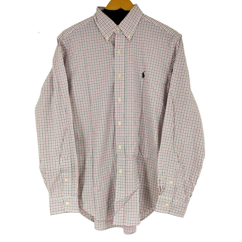 ラルフローレン RALPH LAUREN CLASSIC FIT チェックボタンダウンシャツ メンズ JPN:M