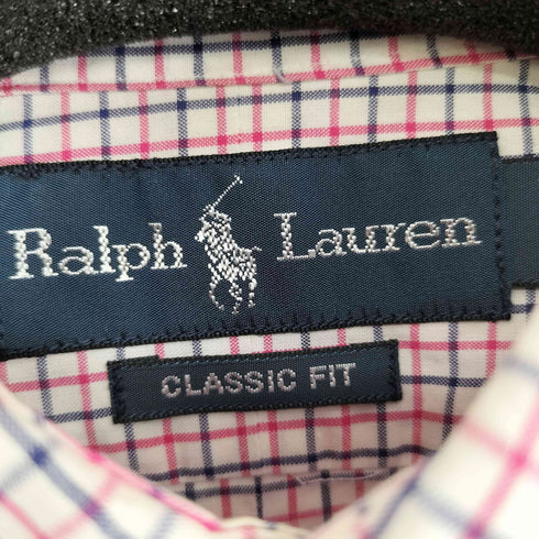 ラルフローレン RALPH LAUREN CLASSIC FIT チェックボタンダウンシャツ メンズ JPN:M