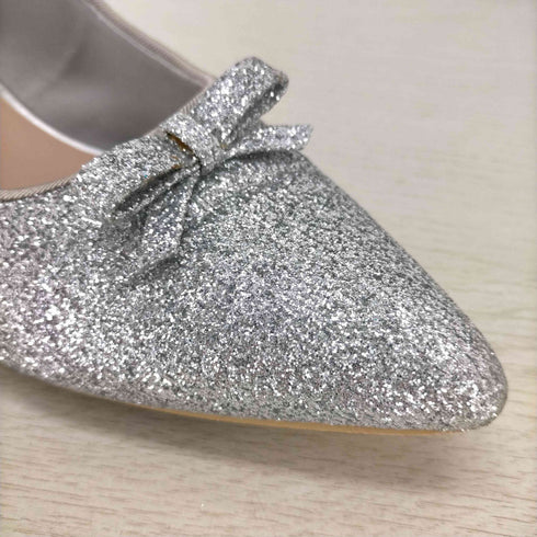MIRO AMURETTE glitter pointed toe shoes レディース M