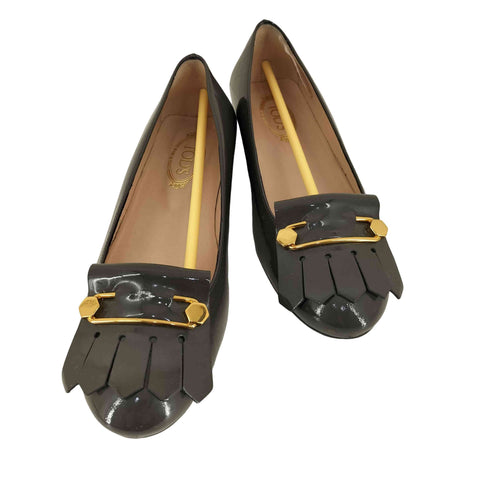 TODS タッセルパンプス レディース 35/2/1