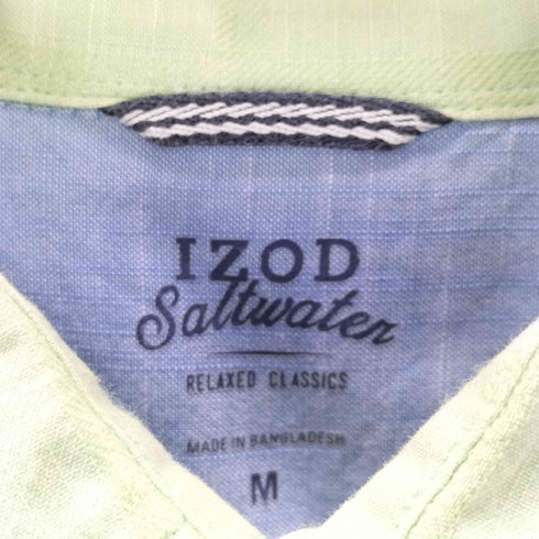 アイゾッド IZOD 00s チェック柄 半袖シャツ メンズ JPN:M
