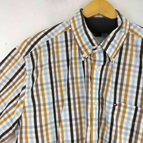 トミーヒルフィガー TOMMY HILFIGER タータンチェック S/S BDシャツ メンズ JPN:L