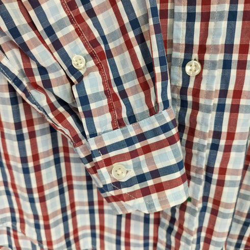 トミーヒルフィガー TOMMY HILFIGER 80s 2PLY チェック L/S シャツ メンズ JPN:XL